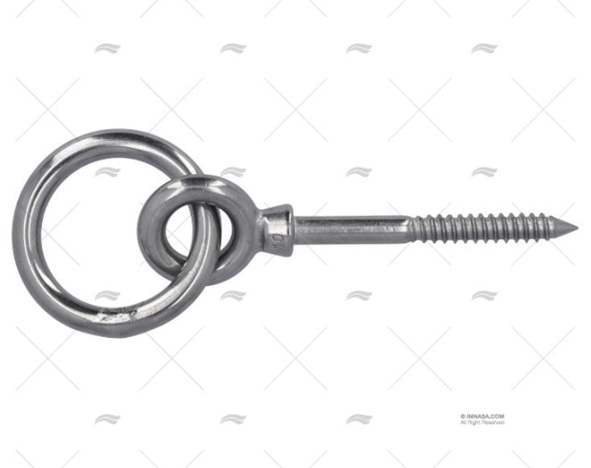 PITON A/ANNEAU INOX 316 SS 10mm
