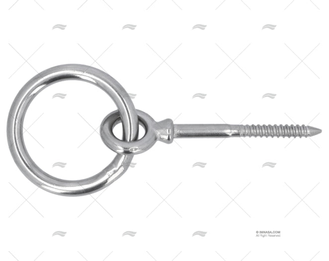 PITON A/ANNEAU INOX 316 SS 5mm