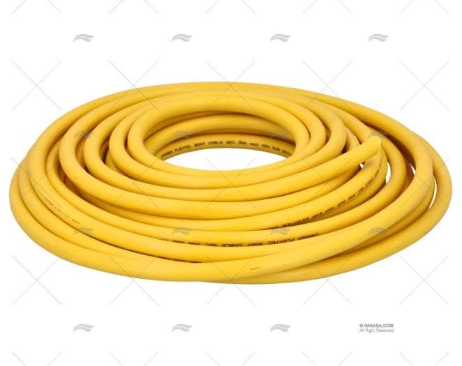 CABLE ELEC. 3X6mm DIA.14 15MTS JAUNE