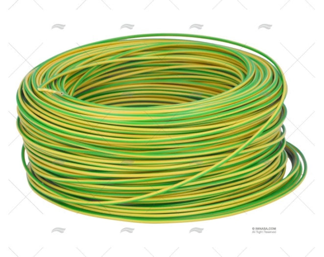 CABLE H05V/H07V 0.75 JEUNE-VERTE 100m