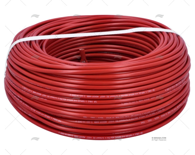 CABLE H05V/H07V 10 ROUGE/ 100Mts 10mm2