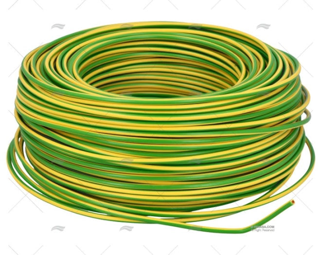CABLE H05V/H07V 2.5 GEUNE-VERTE 100m
