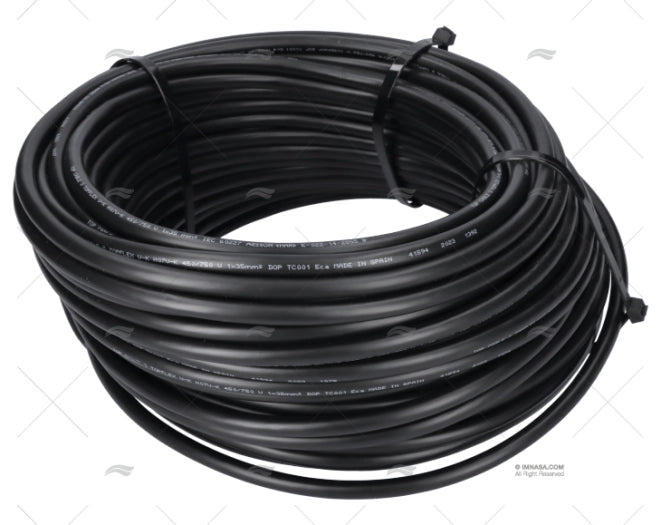 CABLE H05V/H07V 35 NOIR / 50 MTS