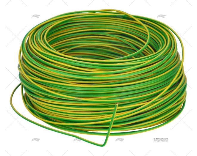 CABLE H05V/H07V 50 GEUNE-VERTE 50m