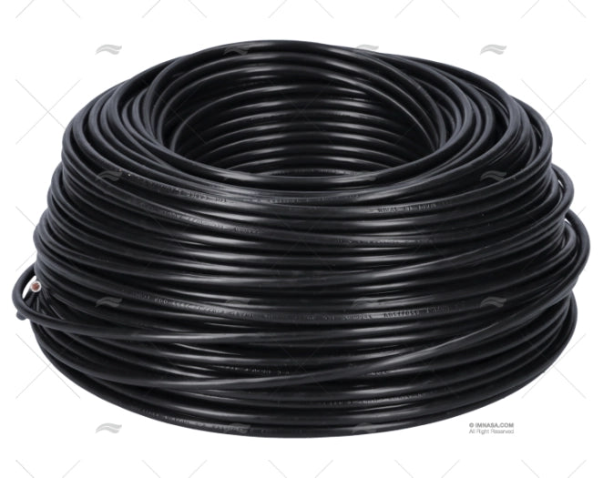 CABLE H05V/H07V 6 NOIR / 100 MTS