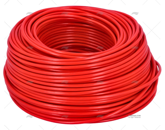 CABLE H05V/H07V 6 ROUGE / 100 MTS