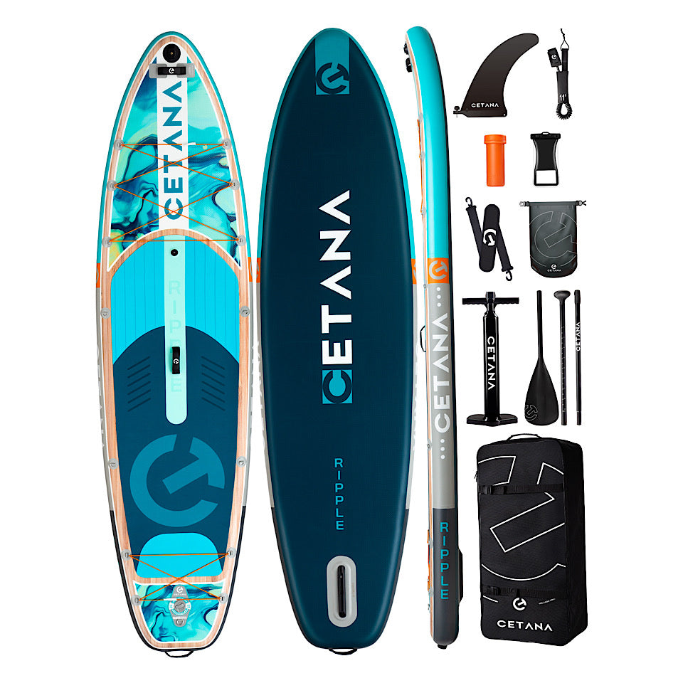 Paddle Stand up CETANA 11’6 RIPPLE STD BLEU