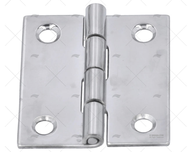 CHARNIERE INOX 44X50 MM