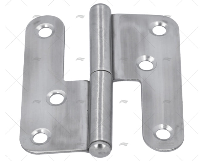 CHARNIERE INOX 85x75mm GAUCHE