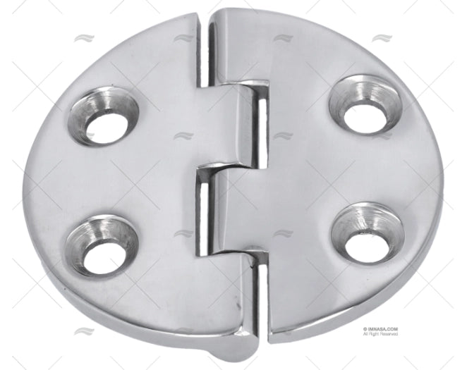 CHARNIERE INOX RONDE 65x65 TYPE:A-C