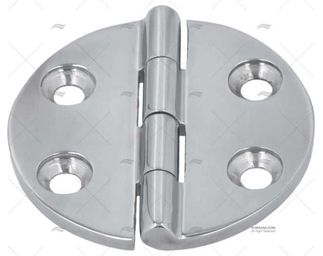CHARNIERE INOX RONDE 65x65 TYPE:A-D