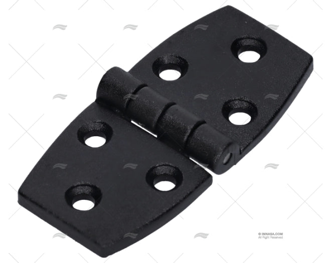 CHARNIERE NYLON NOIRE 2-7/8" X1-3/8" (2u