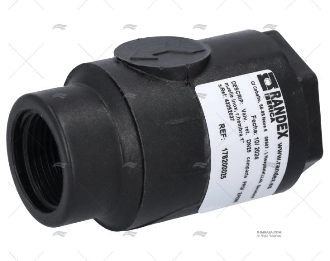 CLAPET ANTI-RETOUR BSP PPG 1" RANDEX IBERICA1