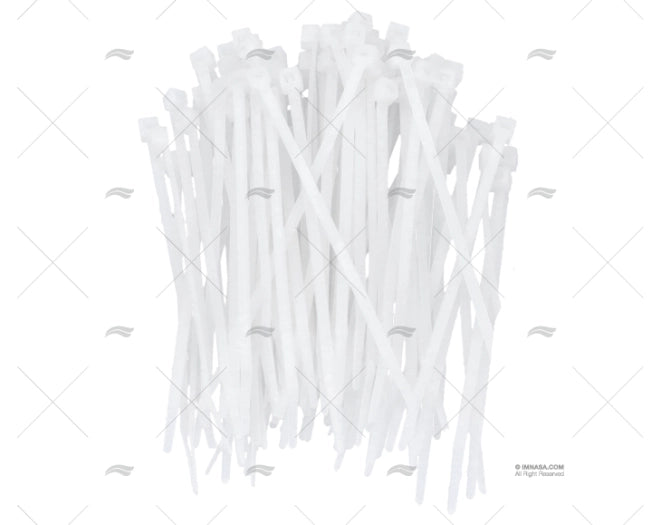 COLLIER NYLON 2,5x98 BLANC 100 UNITES NORMA