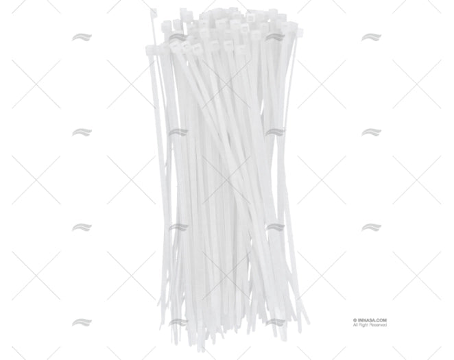 COLLIER NYLON 3,6x200 BLANC 100 UNITES NORMA