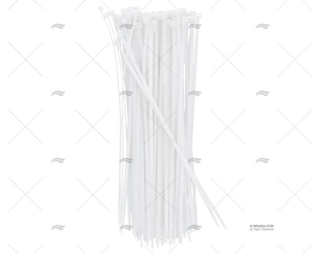 COLLIER NYLON 4,8x290 BLANC 100 UNITES NORMA