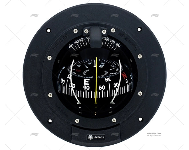 COMPAS FRONTAL 152MM NOIRE R100 AUTONAUTIC INSTRUMENTAL
