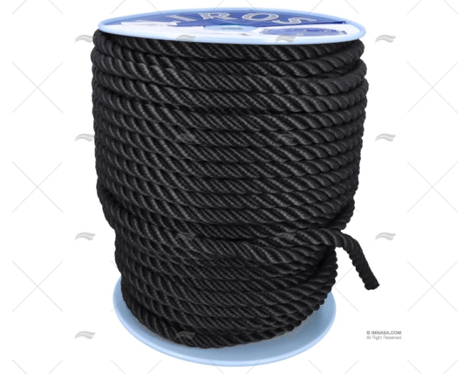 CORDAGE POLYESTER NOIR 28MM