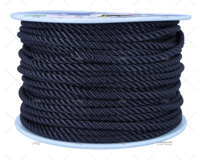 CORDAGE POLYESTER BLEU 10MM