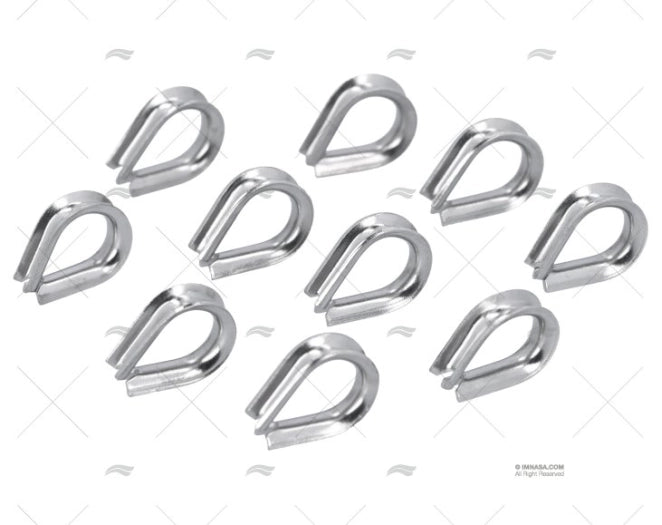 COSSES INOX 3mm (10u)
