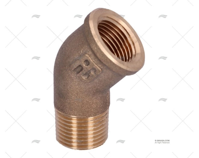 COUDE BRONZE M-H 45º 3/8" GUIDI