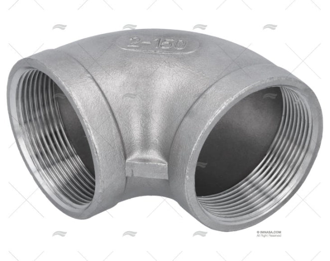 COUDE FEMELLE INOX 90º 2"