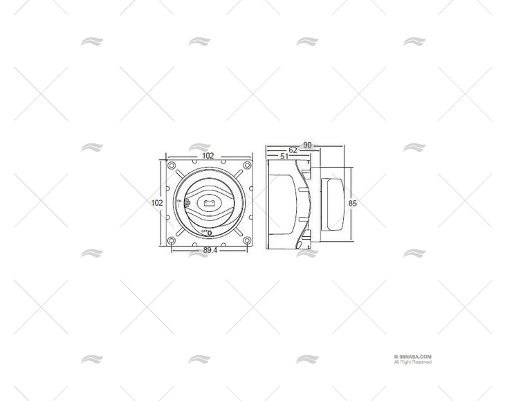 COUPE-BATTERIE HELLA 350 AMP HELLA MARINE