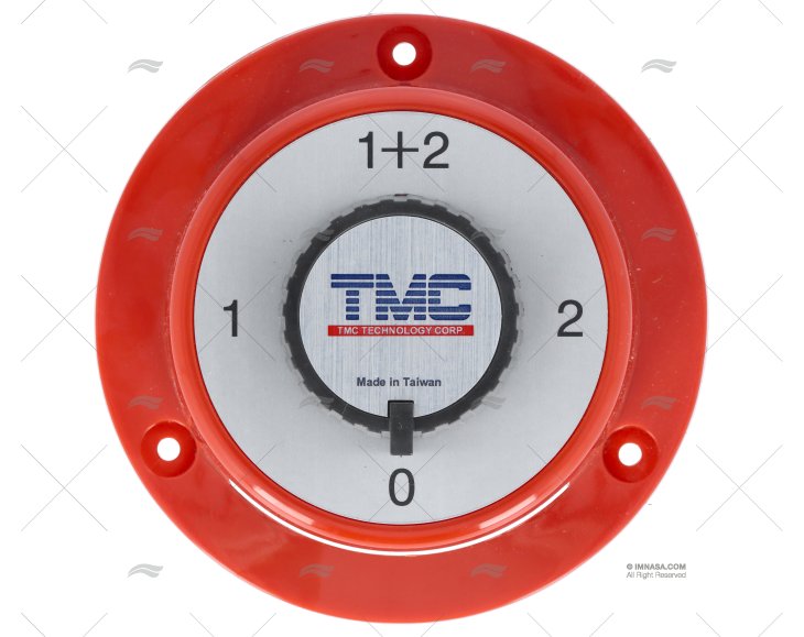 COUPLEUR DE BATTERIE Commutateur de batterie, étanche pour l'utilisation de 1 ou 2 batteries.
