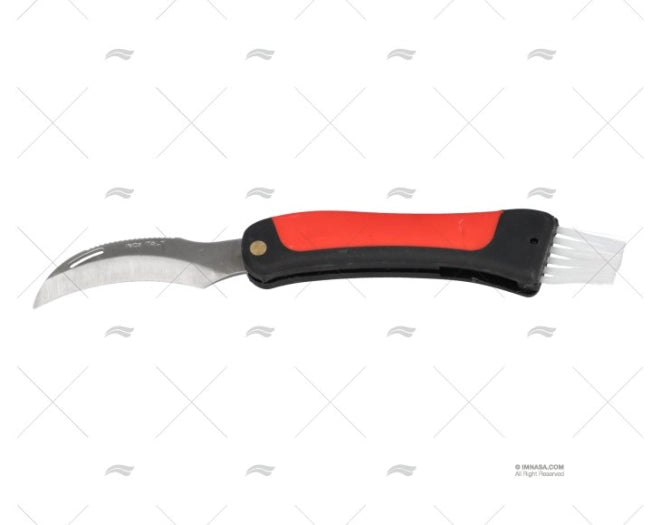 COUTEAU FUNGUI ROUGE 18-H11cm