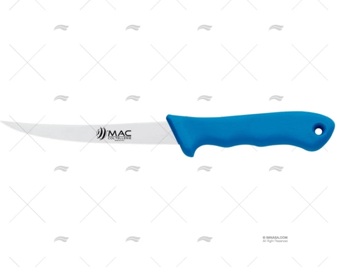 COUTEAU PECHE R A/COV BLEUE 27.5-H15cm MAC COLTELLERIE