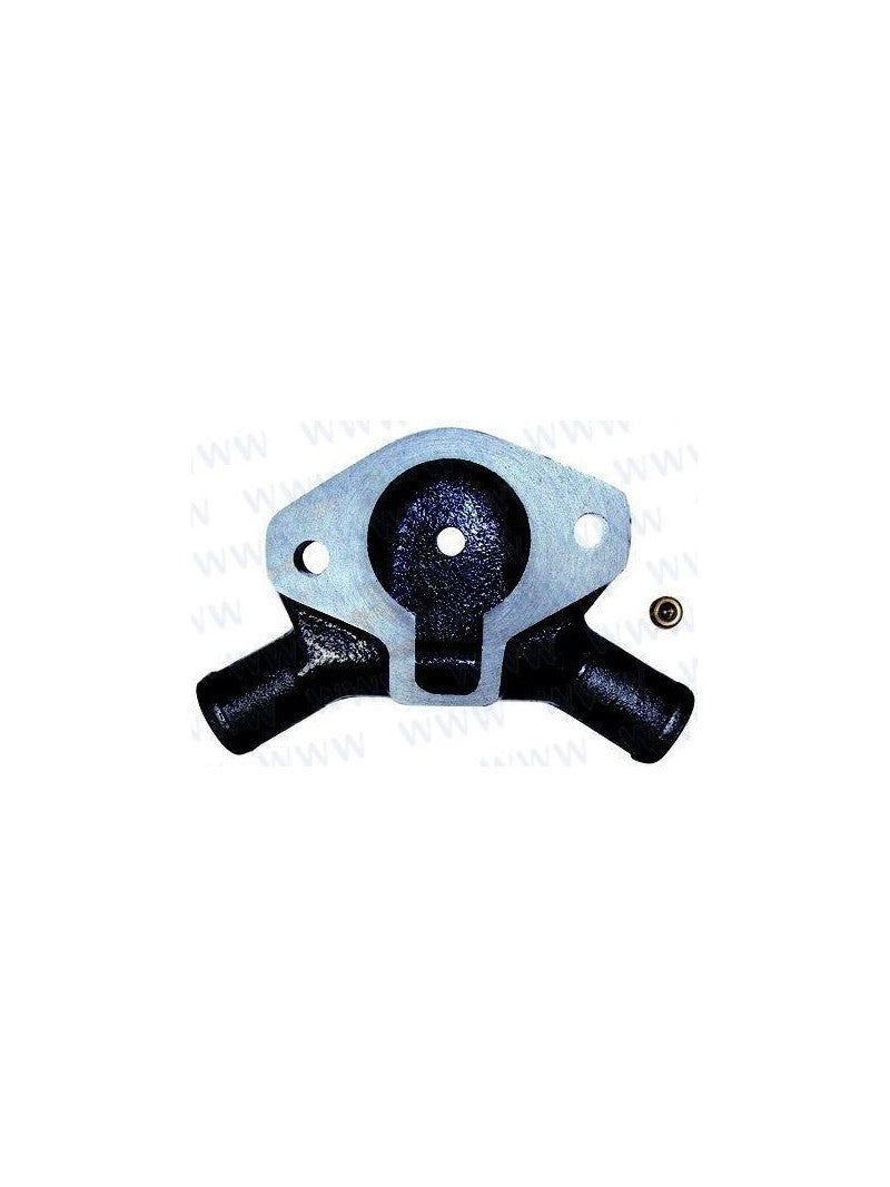 Couvercle de thermostat pour Mercruiser et OMC Références d'origine Mercruiser: 47442 / 47442A1 / 8M0061068 Références d'origine OMC/Johnson/Evinrude: 0509489