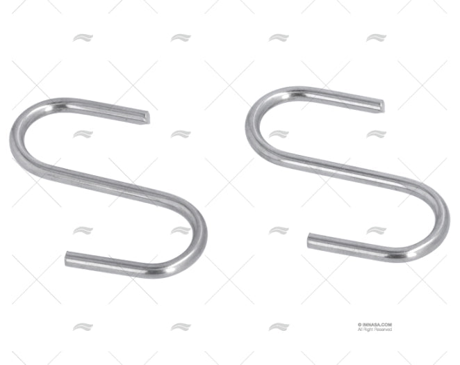 CROCHET S INOX 1/8" x 2" 10pcs