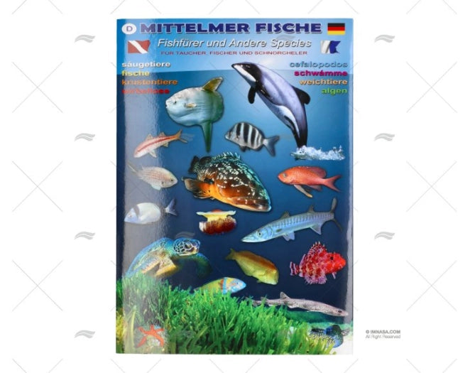 DEPLIANT POISSONS DE MEDITERRANEE ALLEMA