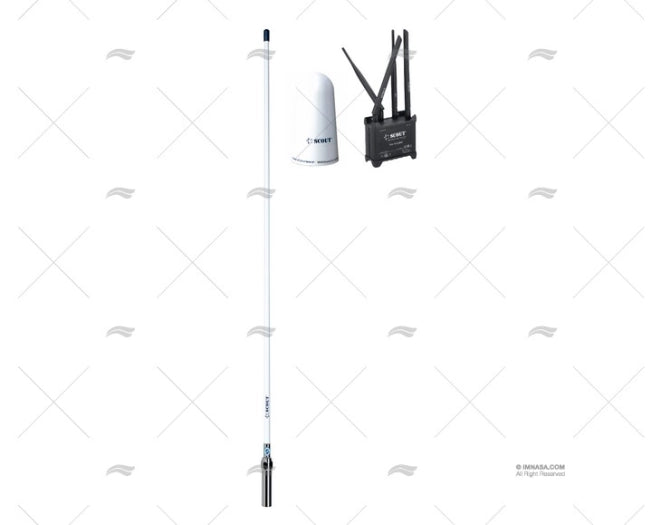 DOUBLE ROUTEUR AVEC 2 ANTENNE WIFI KS-62 KING PLASTIC CORPORATION