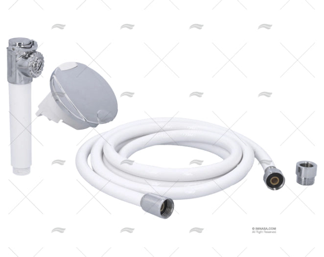 KIT DOUCHE CHROME A/TUYAU DE 2,5m IMNASA
