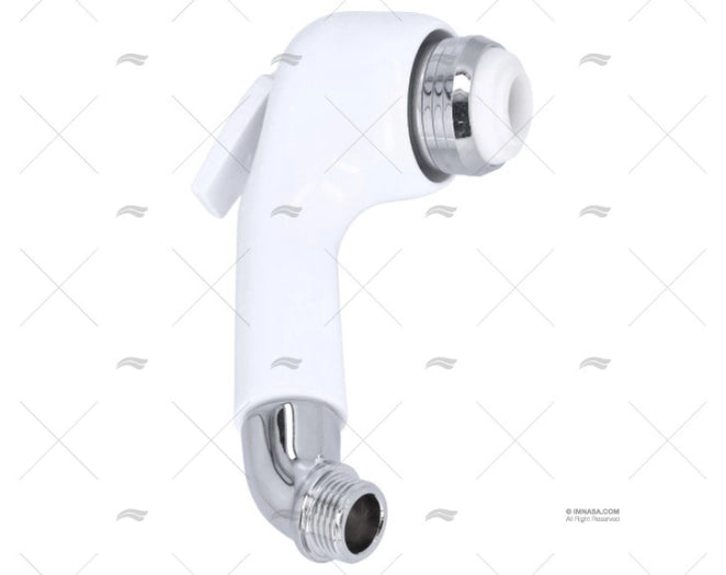 DOUCHETTE BLANC CHROME A/POUSSOIR