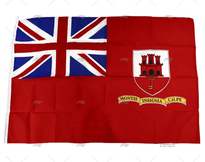 DRAPEAU GIBRALTAR MARCHAND 100x 70cm ADRIA BANDIERE