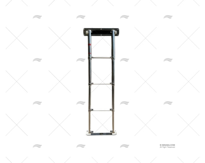 ECHELLE ENCASTRABLE EN INOX 4 MARCHES