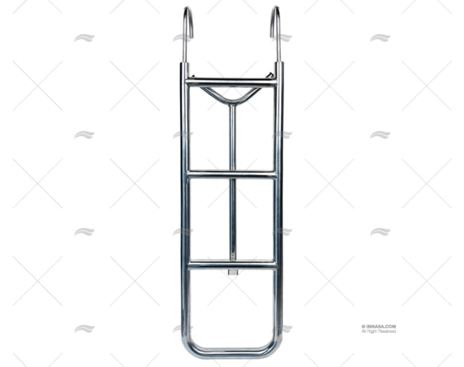 ECHELLE PLIABLE A/ BRASS INOX 3 MARCHES