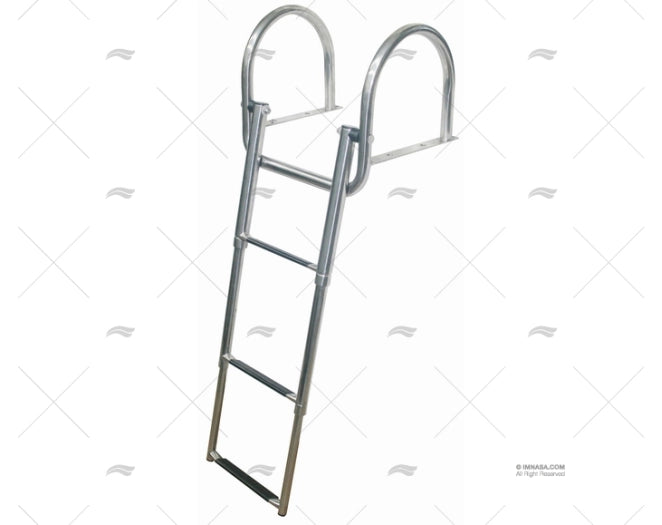 ECHELLE TELESCOPIQUE 3 MARCHES INOX SS 3