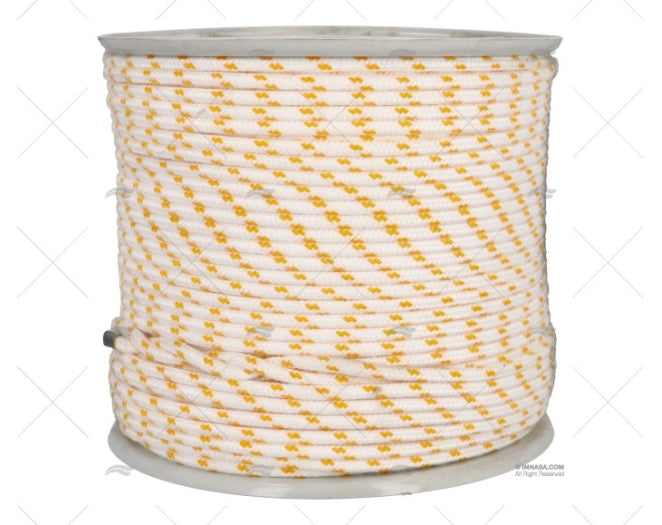 ECOUTE ROYAL NAUTIC 6MM BLANC/JAUNE MEYER