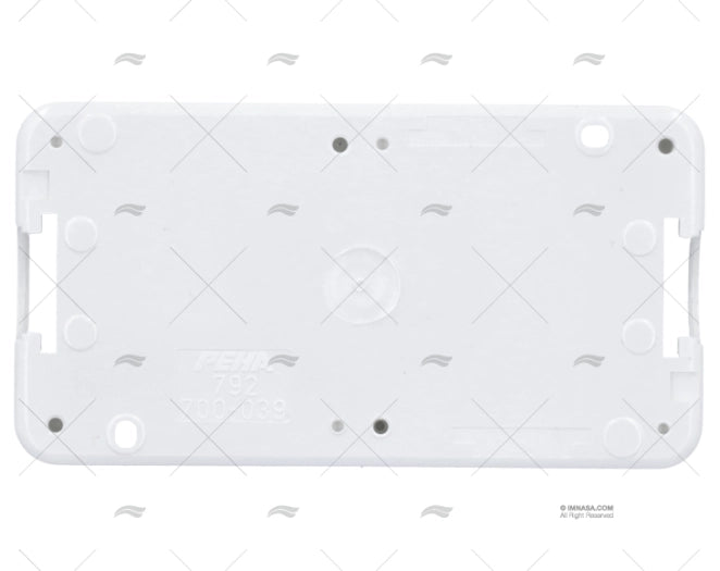 EMBASE 37MM 2ELEMENTS BLANC