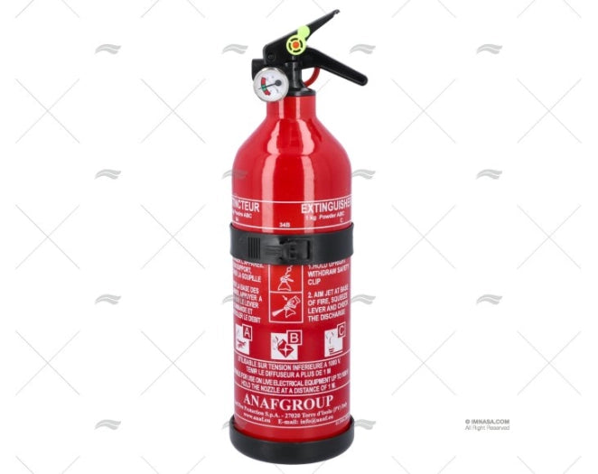 EXTINCTEUR ABC 1KG A/MANOMETRE FRANCE ANAF
