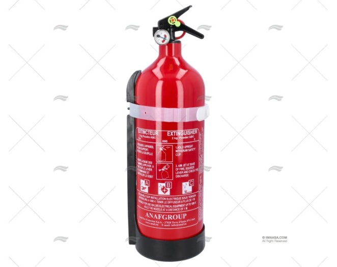 EXTINCTEUR ABC 2KG A/MANOMETRE FRANCE ANAF