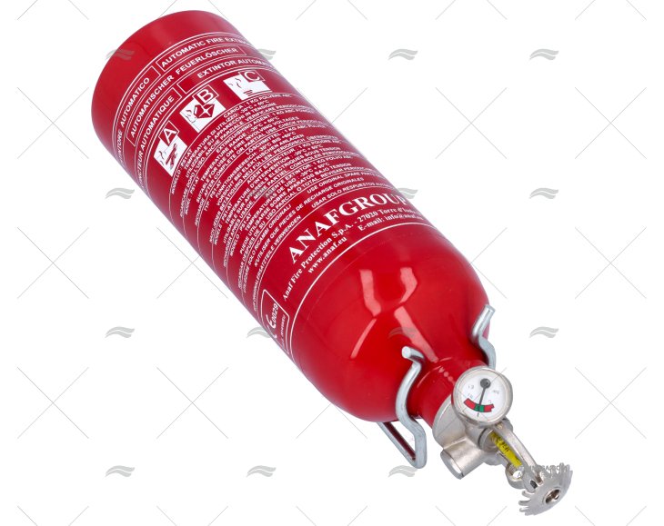 EXTINCTEUR AUTO POUDRE ABC 2 KG