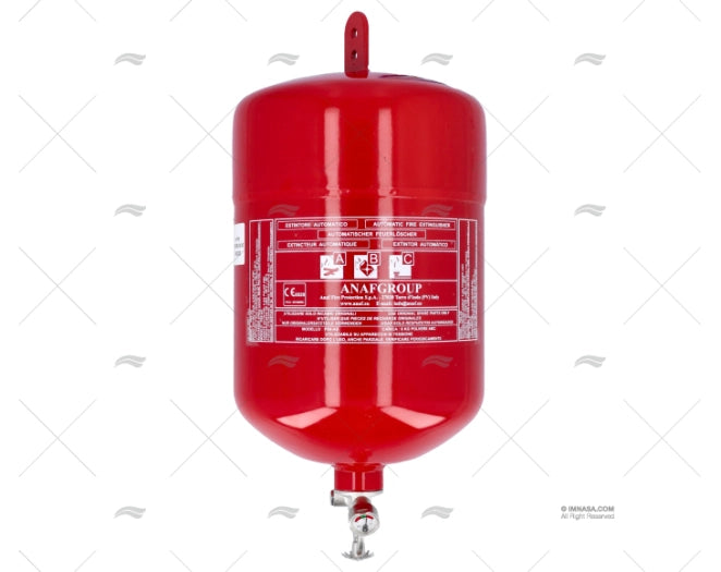 EXTINCTEUR AUTO POUDRE ABC 6KG A/MANO ANAF
