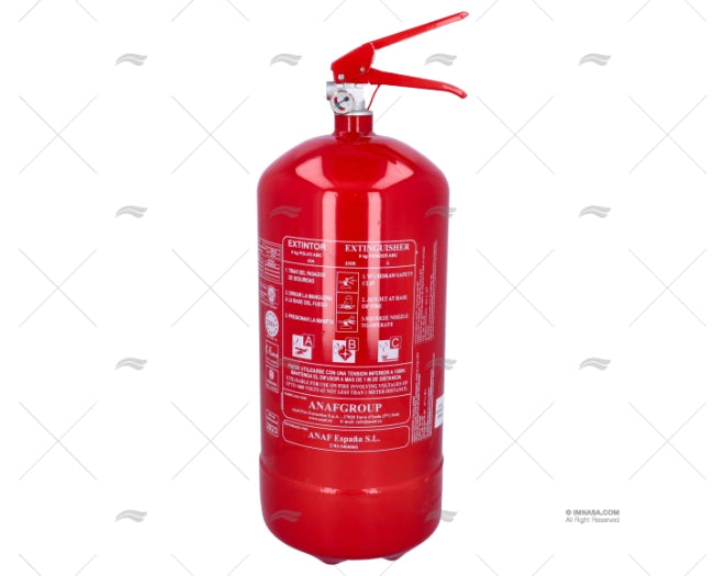 EXTINCTEUR MARINE 9KG ANTIBRAISE ANAF
