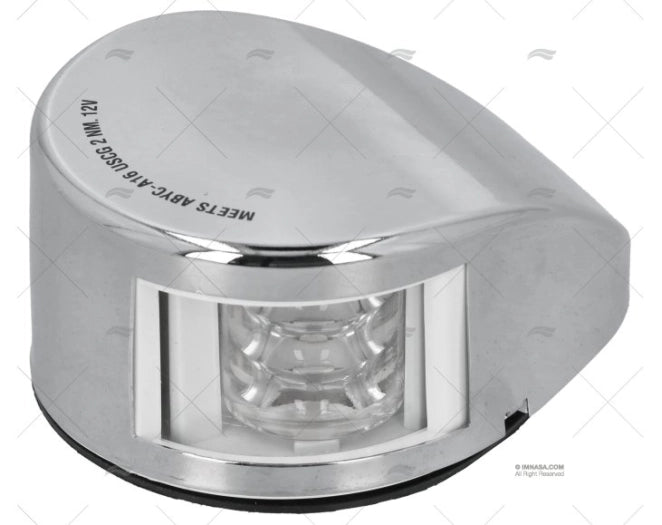 FEU 7045 PLAT ROUGE 12V LED INOX