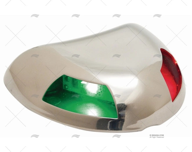 FEU DE NAVIGATION BICOLORE LED INOX PERKO