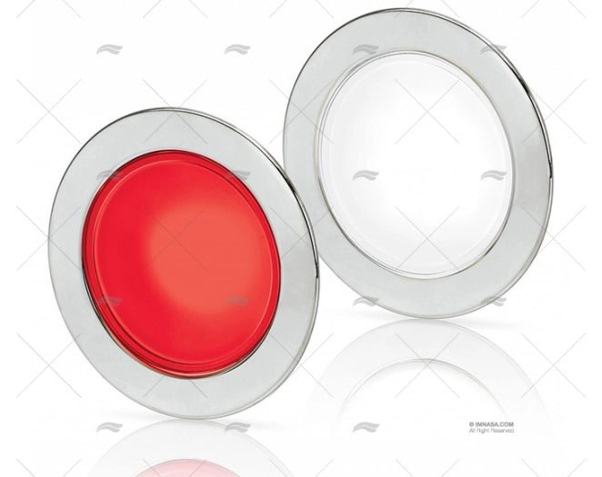 FEU EUROLED 95 RONDE BLANC/ROUGE HELLA MARINE